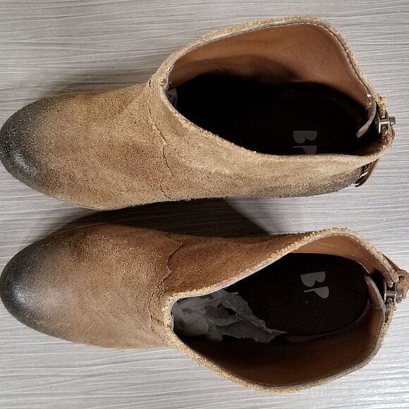 BP. 'Trott' Bootie, Cognac Suede, Womens Size 9.5 M - Picture 8 of 9